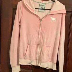 Victoria’s Secret light pink hoodie
